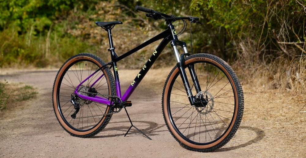 Marin Bobcat Trail 4 Hardtail Mountain Bike in Black and Purple