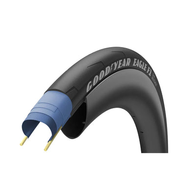 Goodyear Eagle F1 Tubeless Road Bike Tyre in Black 700x28