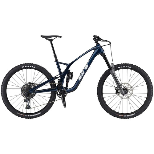 2023 GT Force Carbon Pro LE Full Suspension Mountain Bike in Indigo