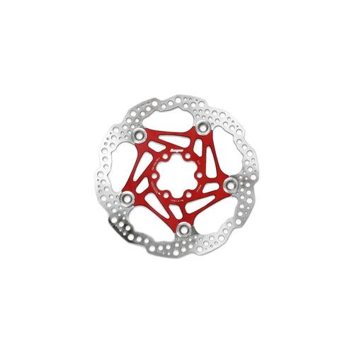 Hope 6-Bolt Floating Disc Brake Rotor 160mm in Red