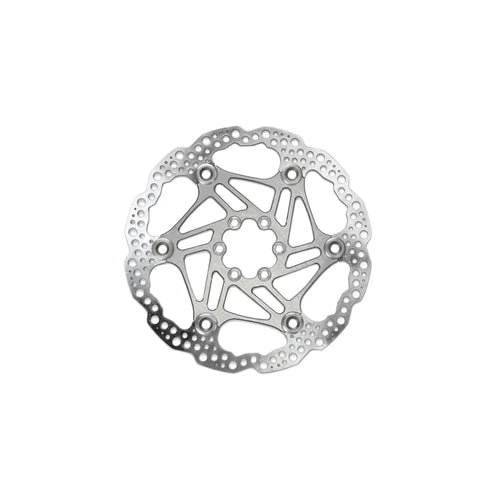Hope 6 Bolt Floating Disc - 180mm in Silver