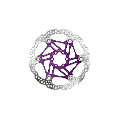 Hope 6 Bolt Floating Disc - 183mm in Purple