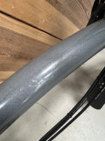 Ex Demo Brompton Electric P Line M4L Mid Electric Folding Bike in Storm Grey