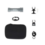 2026 Exposure Joystick Mk18 Bike Light in Gun Metal Black with Helmet & Bar Mount