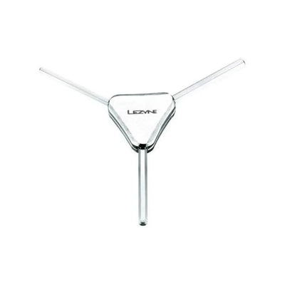 Lezyne 3 Way Wrench Hex Tool in Silver