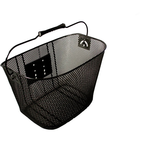 M Part Mesh Quick Release Bike Basket in Black