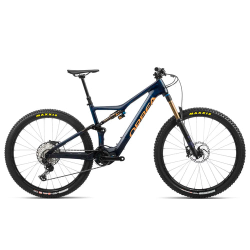 Orbea RISE M10 Carbon Electric Mountain Bike in Blue