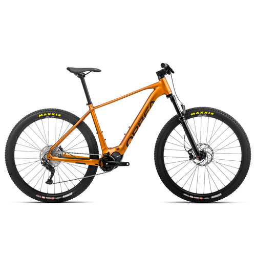 Orbea URRUN 30 Electric Hardtail Mountain Bike in Orange