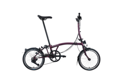 2026 Brompton C-Line 12-Speed Mid in Amethyst Lacquer