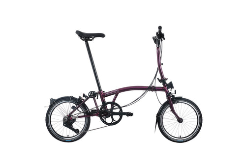 2026 Brompton C-Line 12-Speed Mid in Amethyst Lacquer