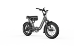 UTO OG200 electric bike in Graphite Grey, three-quarter right