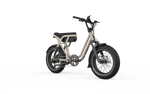 UTO OG200 electric bike in Dune Sand, three-quarter right