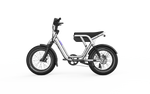 UTO OG200 electric bike in Metallic Silver, left side