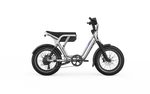 UTO OG200 electric bike in Metallic Silver, side view
