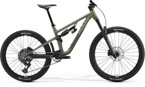 2027 Merida One-Sixty 700 Full Suspension Mountain Bike In Silk Anaconda Green