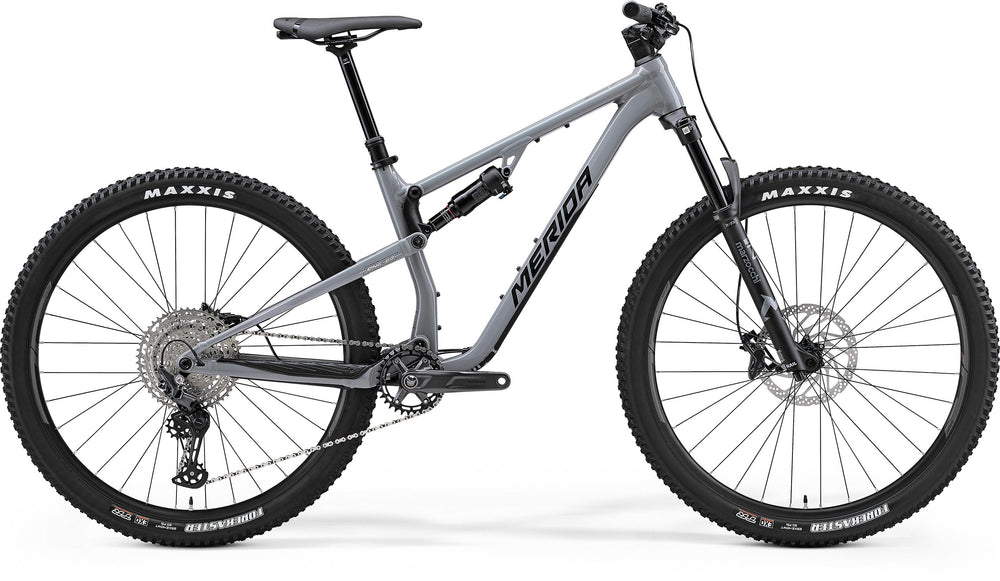 2024 Merida One-Twenty 600 Full Suspension Mountain Bike in Grey