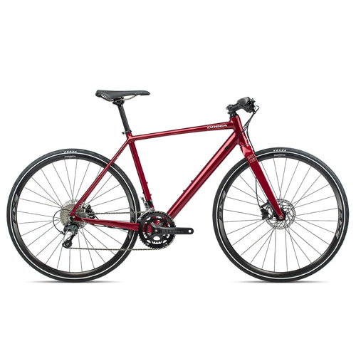 Orbea Vector 10 Hybrid Bike in Metallic Dark Red