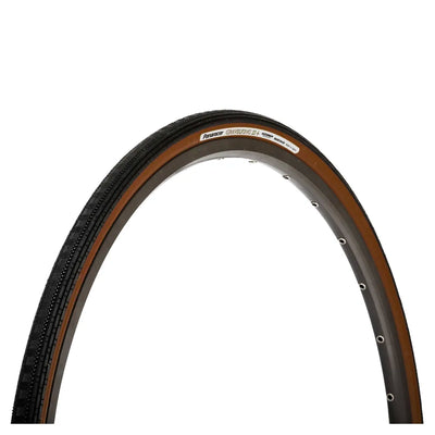 Panaracer Gravelking Semi Slick Plus Folding Tyre: BLACK/BROWN 700x28c