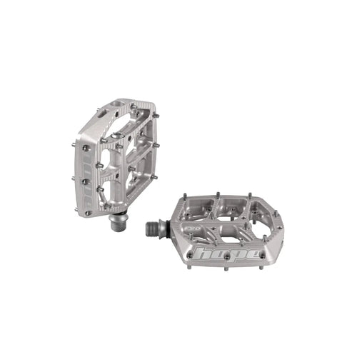 Hope F20 Flat MTB Pedals in Silver