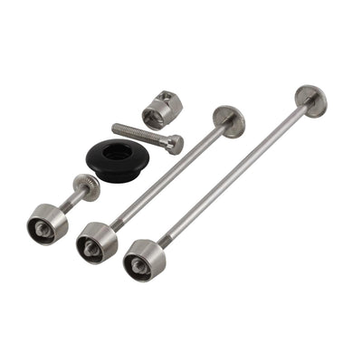 Pitlock Set 02 Front Wheel, Rear Wheel, Seat Post & Ahead Headset System