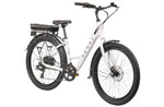 Pedal Comet 3 Disc Electric Hybrid Bike in Pearl White