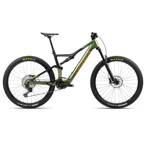 2024 Orbea Rise M20 Electric Mountain Bike in Chameleon Goblin Green