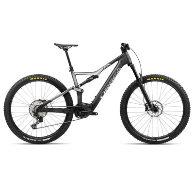 2024 Orbea Rise M20 Electric Mountain Bike in Carbon Raw-Shark Grey