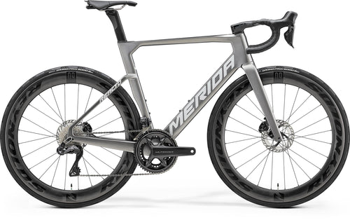 2025 Merida Reacto 8000 Road Bike in Grey