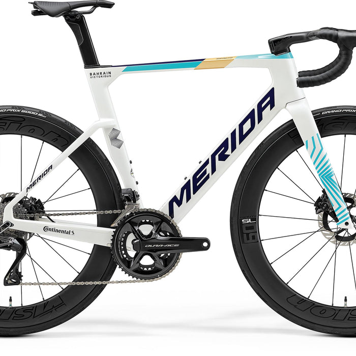 2025 Merida Reacto Team Road Bike in Teal