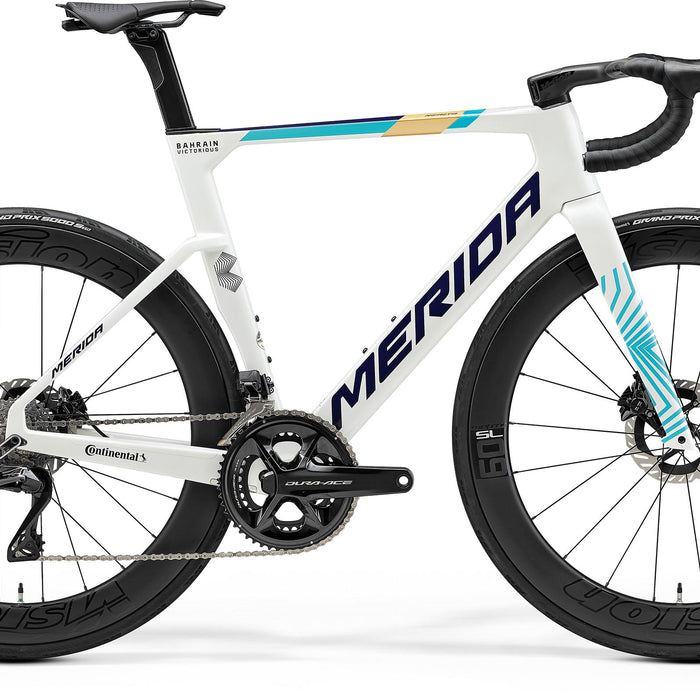 2025 Merida Reacto Team Road Bike in White