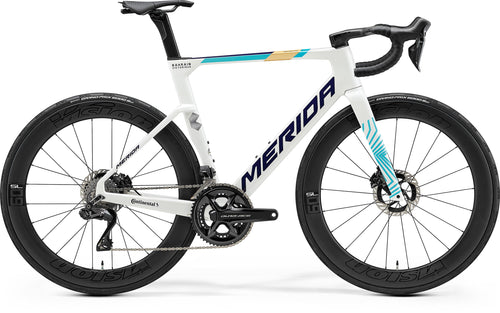 2025 Merida Reacto Team Road Bike in White