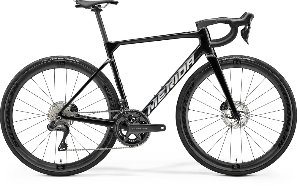 2026 Merida Scultura 8000 Road Bike in Metallic Black
