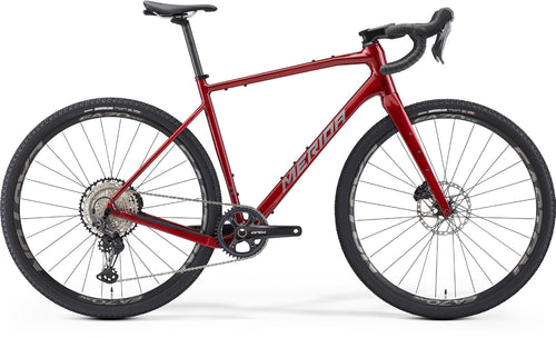 2025 Merida Silex 700 Gravel Bike in Red