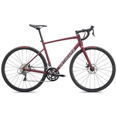 2023 Specialized Allez E5 Disc Road Bike in Satin Maroon