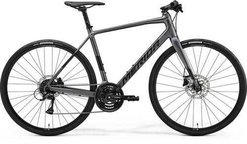 2024 Merida Speeder 100 Hybrid Bike in Grey