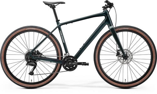 2027 Merida Speeder 200 Hybrid Bike In Silk Halo Green