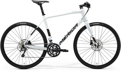 2025 Merida Speeder 300 Hybrid Bike in White