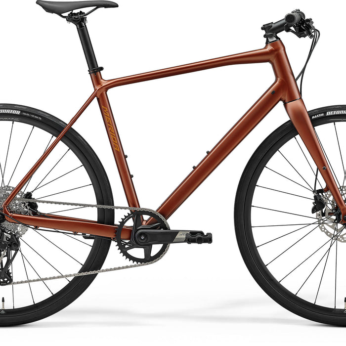 2026 Merida Speeder 500 Hybrid Bike in Silk Glamour Rust