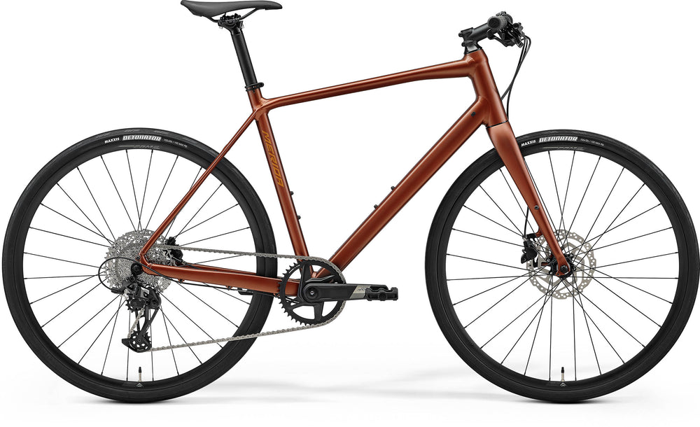 2026 Merida Speeder 500 Hybrid Bike in Silk Glamour Rust
