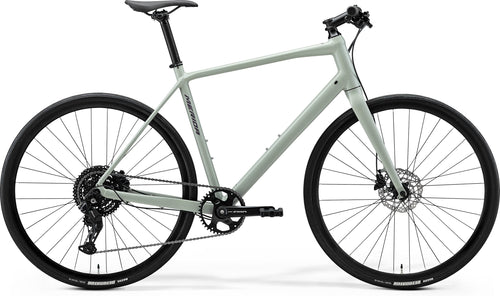2027 Merida Speeder 60 Hybrid Bike In Silk Early Moss Grey