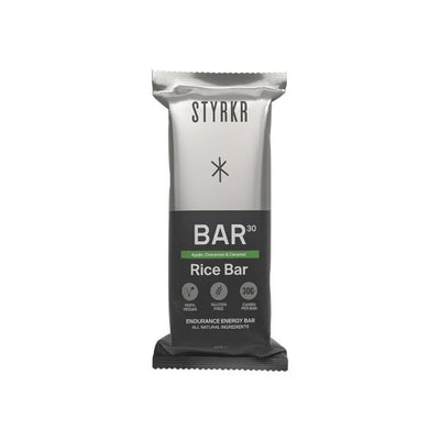 Styrkr BAR30 Apple, Cinnamon & Caramel Energy Bar Box of 12
