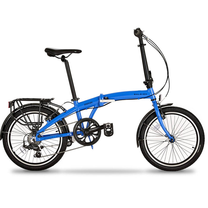 Raleigh Stowaway 20 Inch Folding Bike in Blue