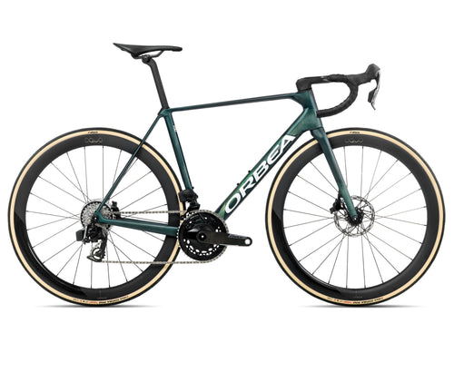 2026 Orbea Orca M21E Ltd Pwr Carbon Road Bike In Escape Green