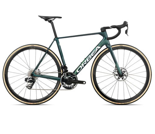 2026 Orbea Orca M11E Ltd Pwr Carbon Road Bike In Escape Green