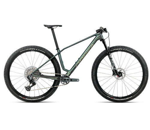 2026 Orbea Alma M-Pro Carbon Hardtail Mountain Bike In Seaweed Carbon View