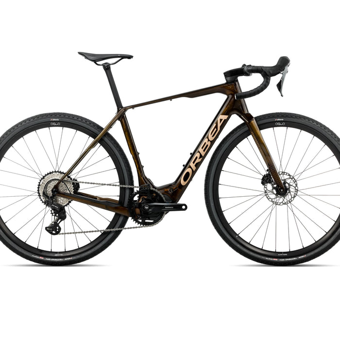 2026 Orbea Denna M20
 Electric Gravel Bike In Caramel Carbon View