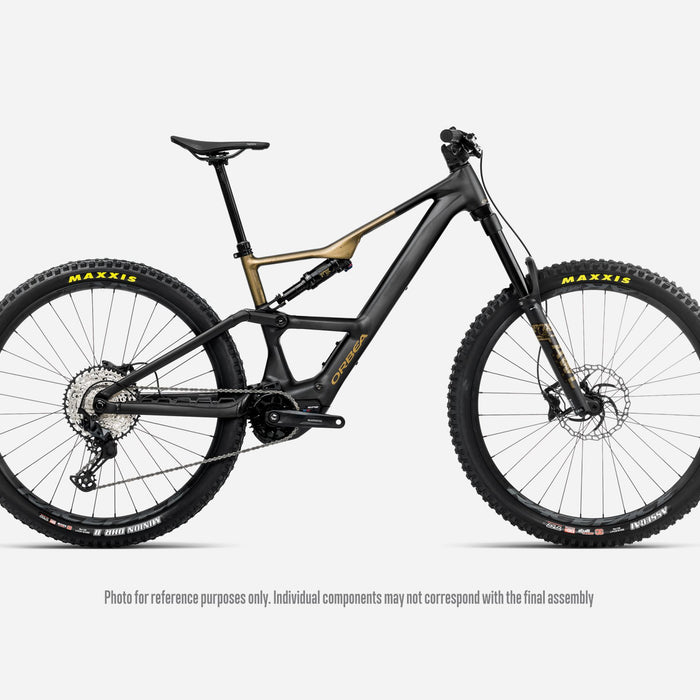2026 Orbea Rise LT H20 Electric Mountain Bike In Diamond Black-Splash Olive Green (Matt)