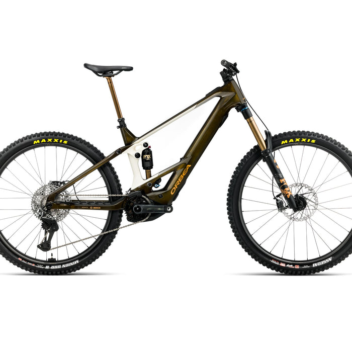 2026 Orbea Wild M-Ltd Electric Mountain Bike In Caramel Carbon View