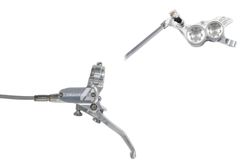 Hope Tech 4 V4 - No Rotor - Silver/Silver Braided