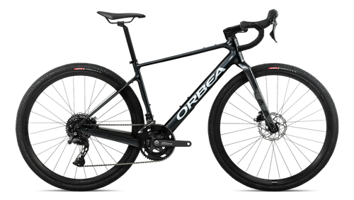 Orbea TERRA H50 Road Bike in Diamond Black - Diamond Carbon View (Gloss), side view